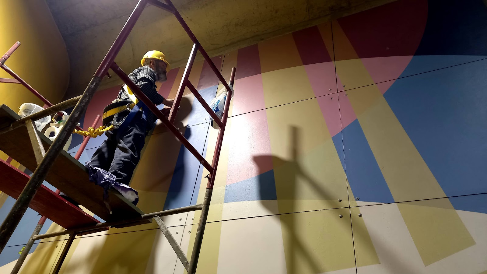 Obra de arte em espaço público restaurada pelo InfoArte Restauro em São Paulo