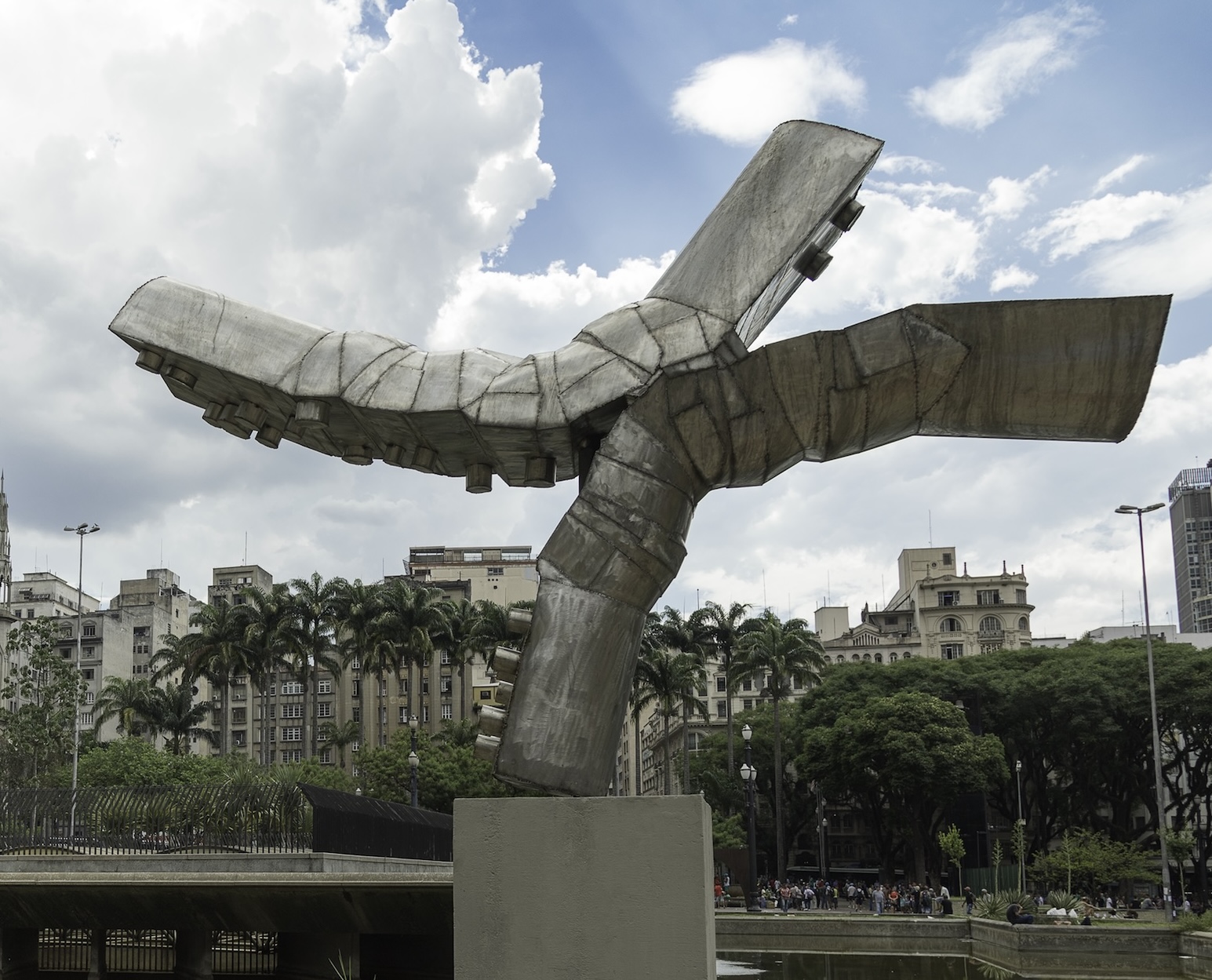 Arte em estação de metrô de São Paulo